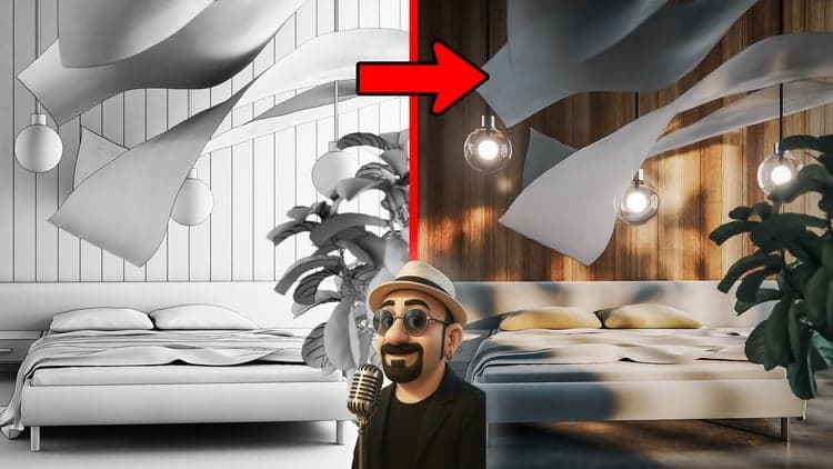 Yapay Zeka Render | Mimar ve İç Mimarlar için A.I. - Free Udemy Course