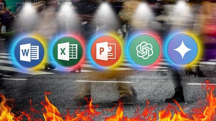 MS Office with AI - Word Excel PowerPoint ChatGpt Gemini - Free Udemy Course