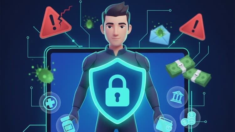 Online Safety: Cybersecurity, Health & Scam Prevention - Free Udemy Course