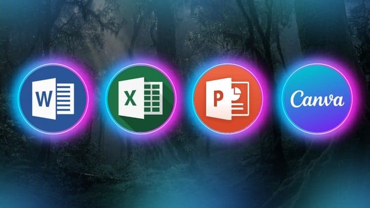 MS Office With Canva Word Excel PowerPoint Canva All  in One - Free Udemy Course