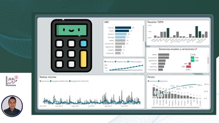 Power BI - Cálculos Visuales - Free Udemy Course